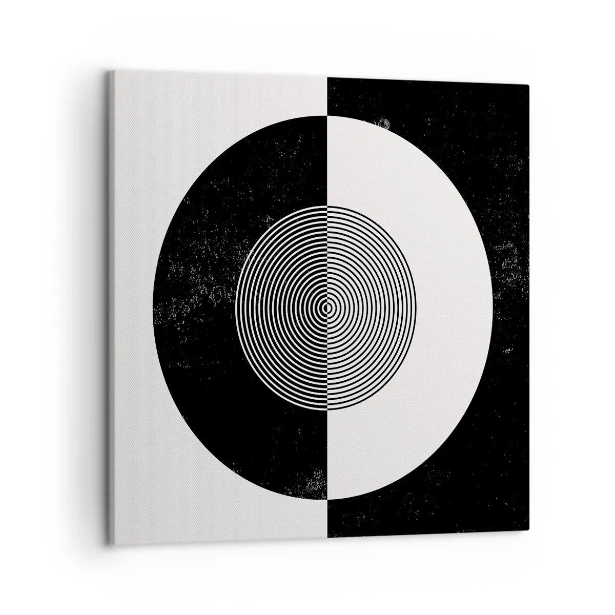 Canvastavla - Bild på duk - Harmoni i svart och vitt - 50x50 cm