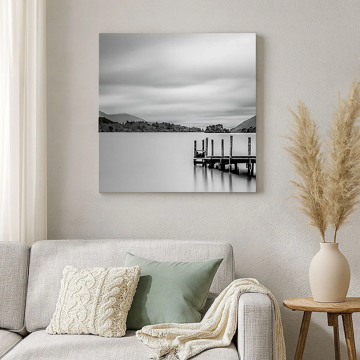 Canvastavla - Bild på duk - Mildhet och styrka - 30x30 cm