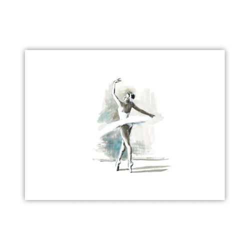 Affisch - Förtrollad i en svan - 40x30 cm