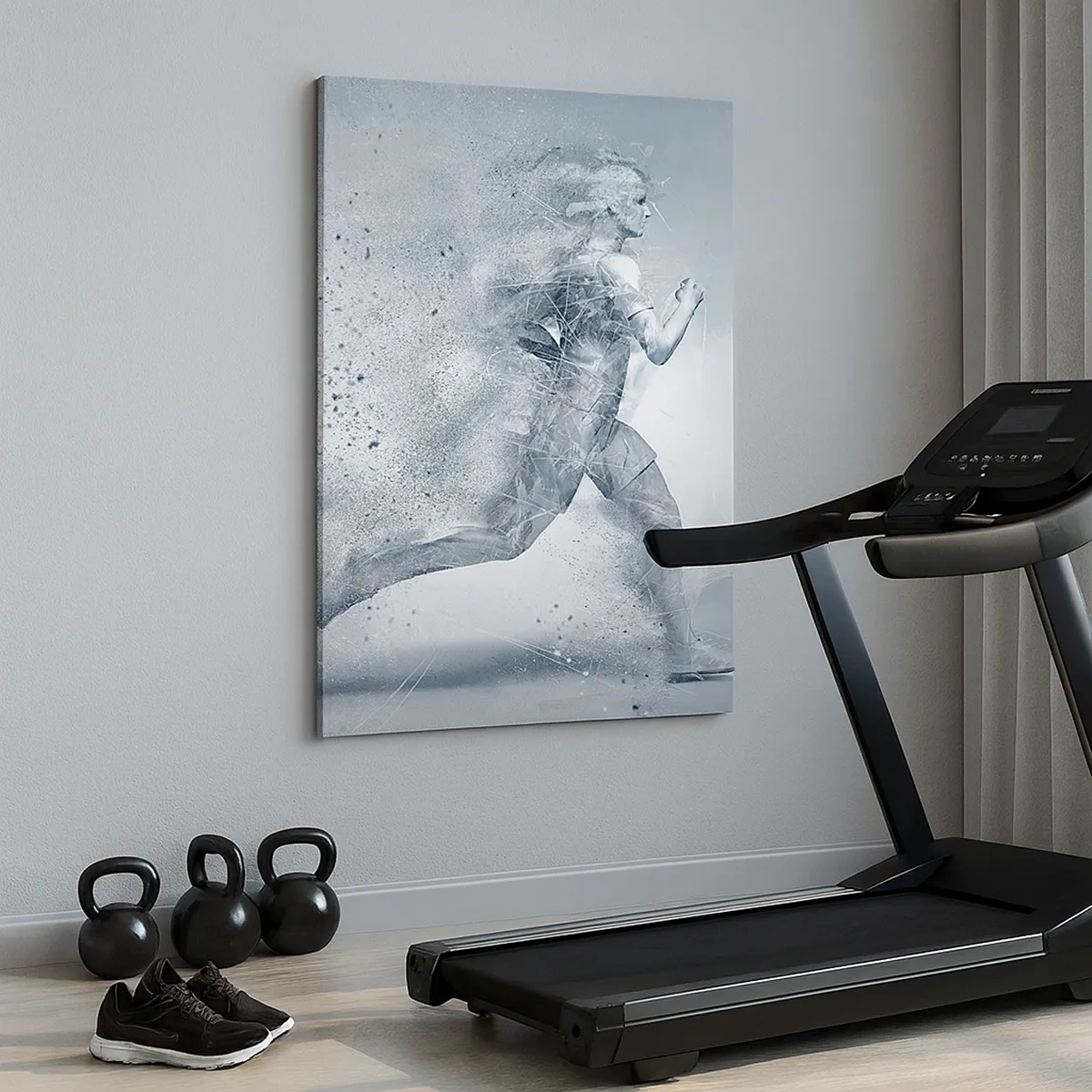 Canvastavla - Bild på duk - Kristallren energi - 50x70 cm