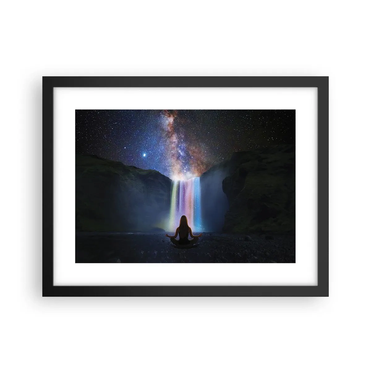 Affisch i svart ram - Absolut harmoni - 40x30 cm