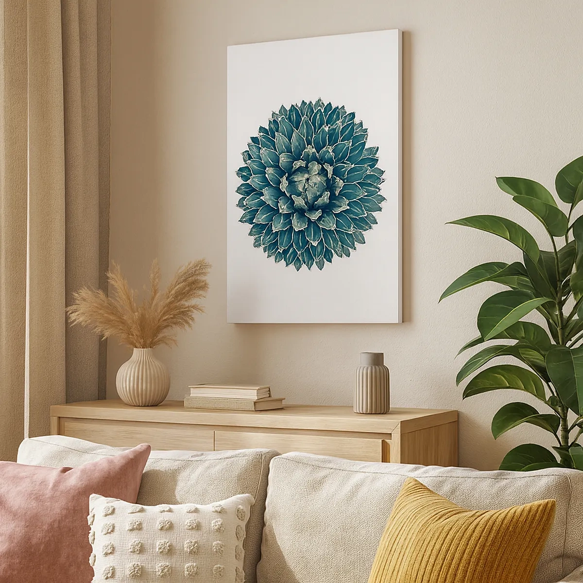 Canvastavla - Bild på duk - Öknens stjärna - 50x70 cm