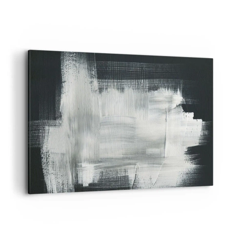 Canvastavla - Bild på duk - Vävd av det vertikala och horisontella - 120x80 cm