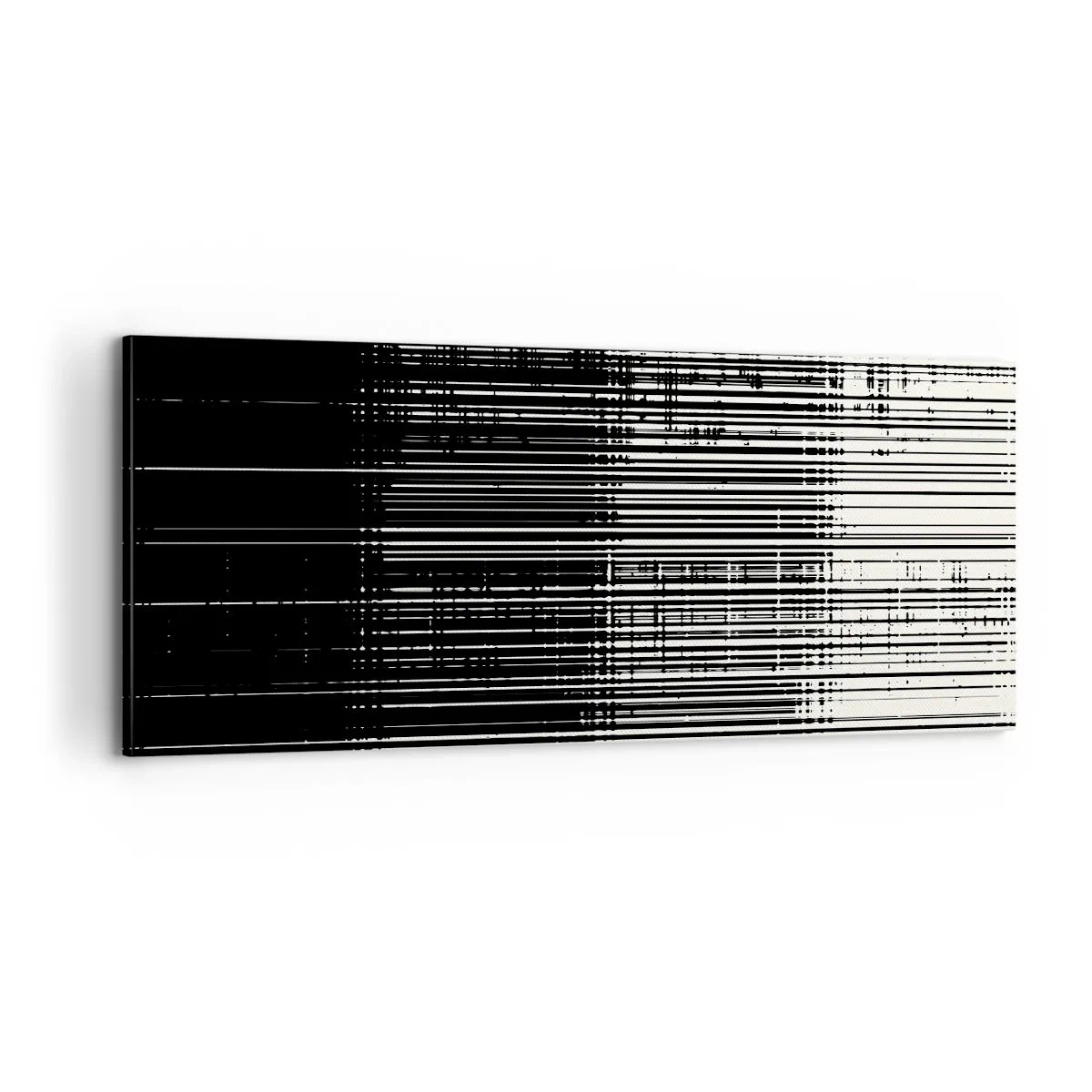 Canvastavla - Bild på duk - Vågor och vibrationer - 100x40 cm