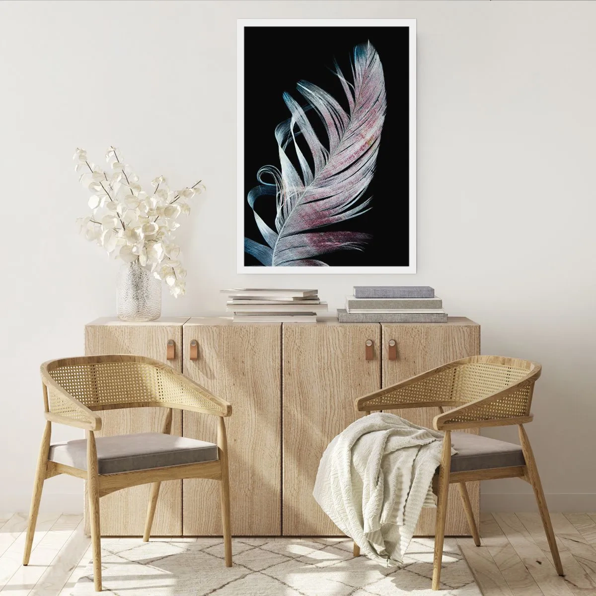 Affisch - Tänk på smekning - 40x50 cm