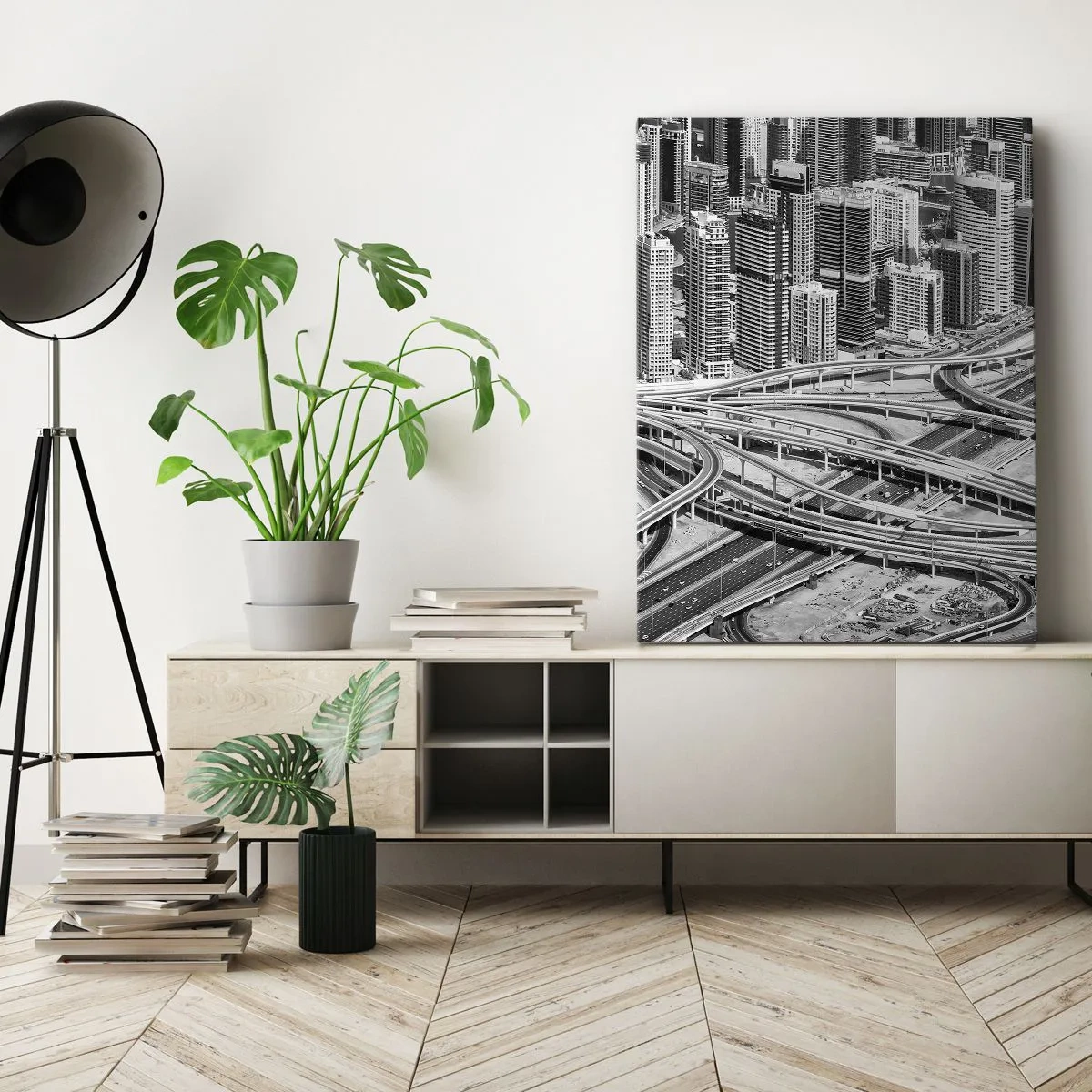 Canvastavla - Bild på duk - Dubai - en omöjlig stad - 50x70 cm