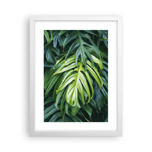 Affisch i vit ram - Doppa sig i fräschheten - 30x40 cm