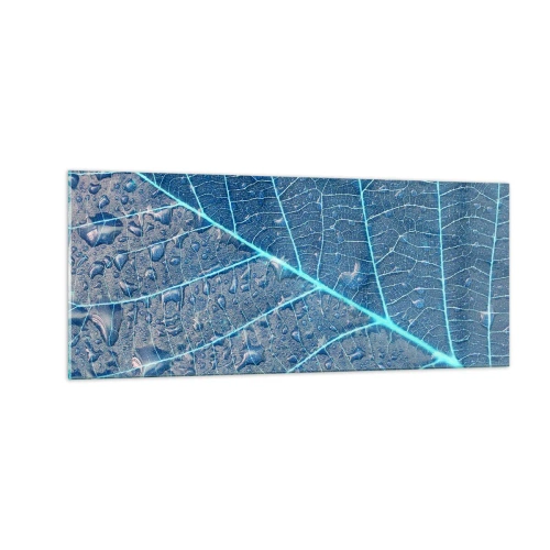 Glastavla - Bild på glas - Livet i det blåa - 100x40 cm