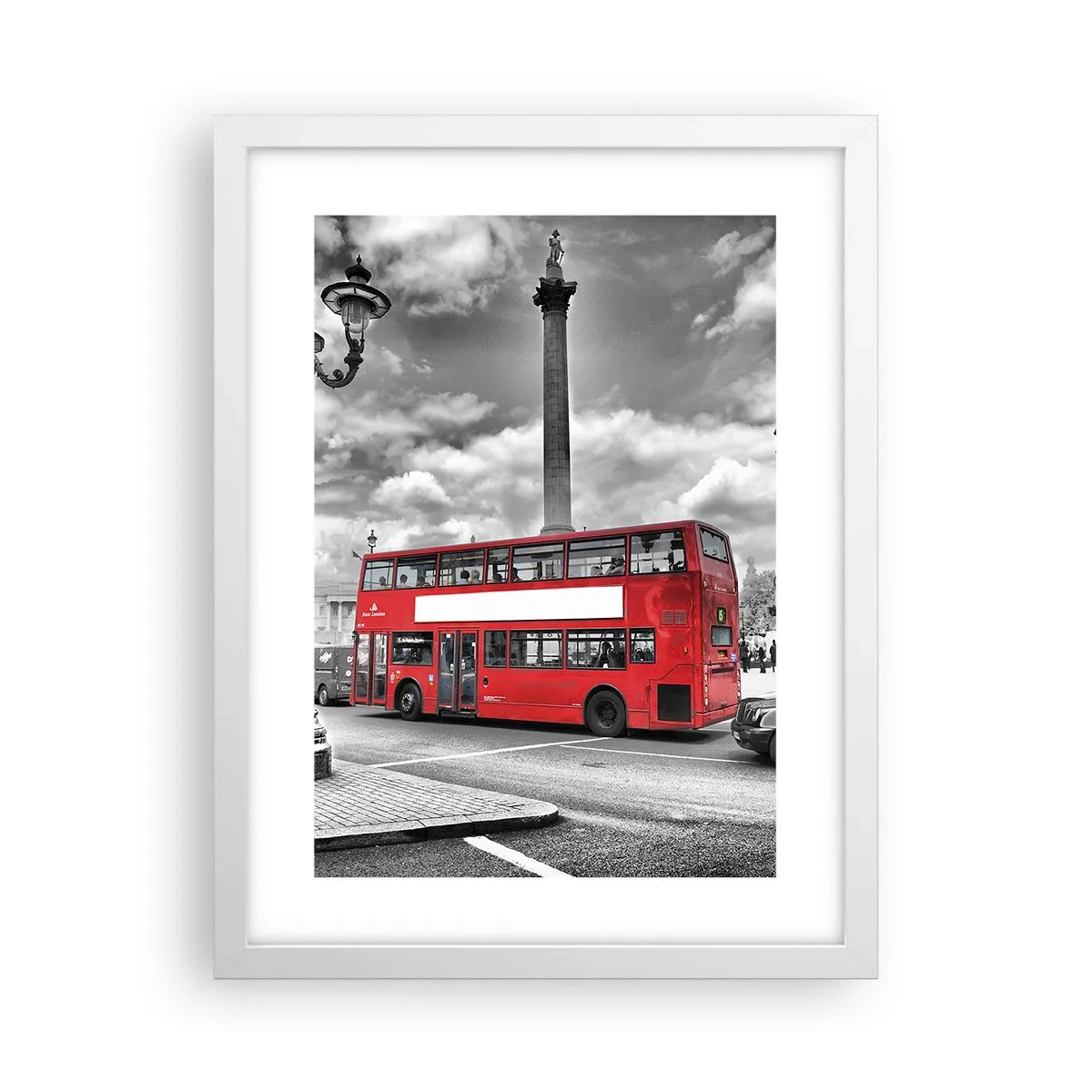 Affisch i vit ram - Stadens riktiga blodomlopp - 30x40 cm