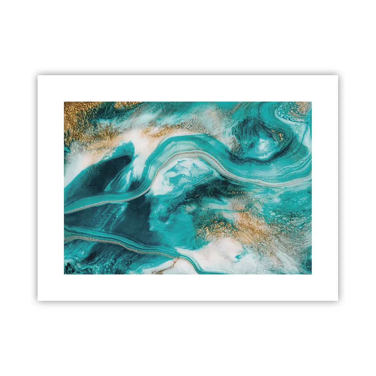 Affisch - Guldflod - 40x30 cm