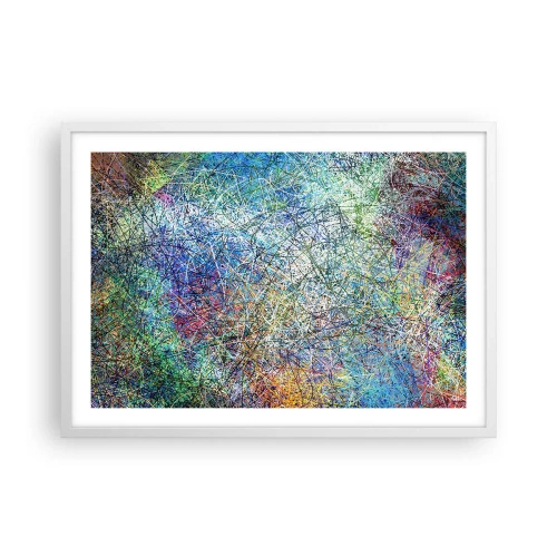 Affisch i vit ram - Det är inte så enkelt - 70x50 cm