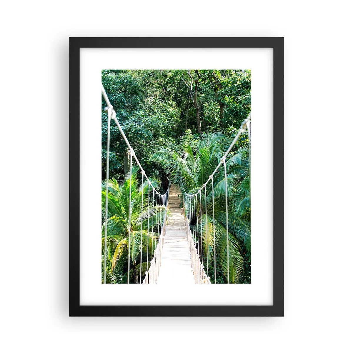 Affisch i svart ram - Welcome to the jungle! - 30x40 cm