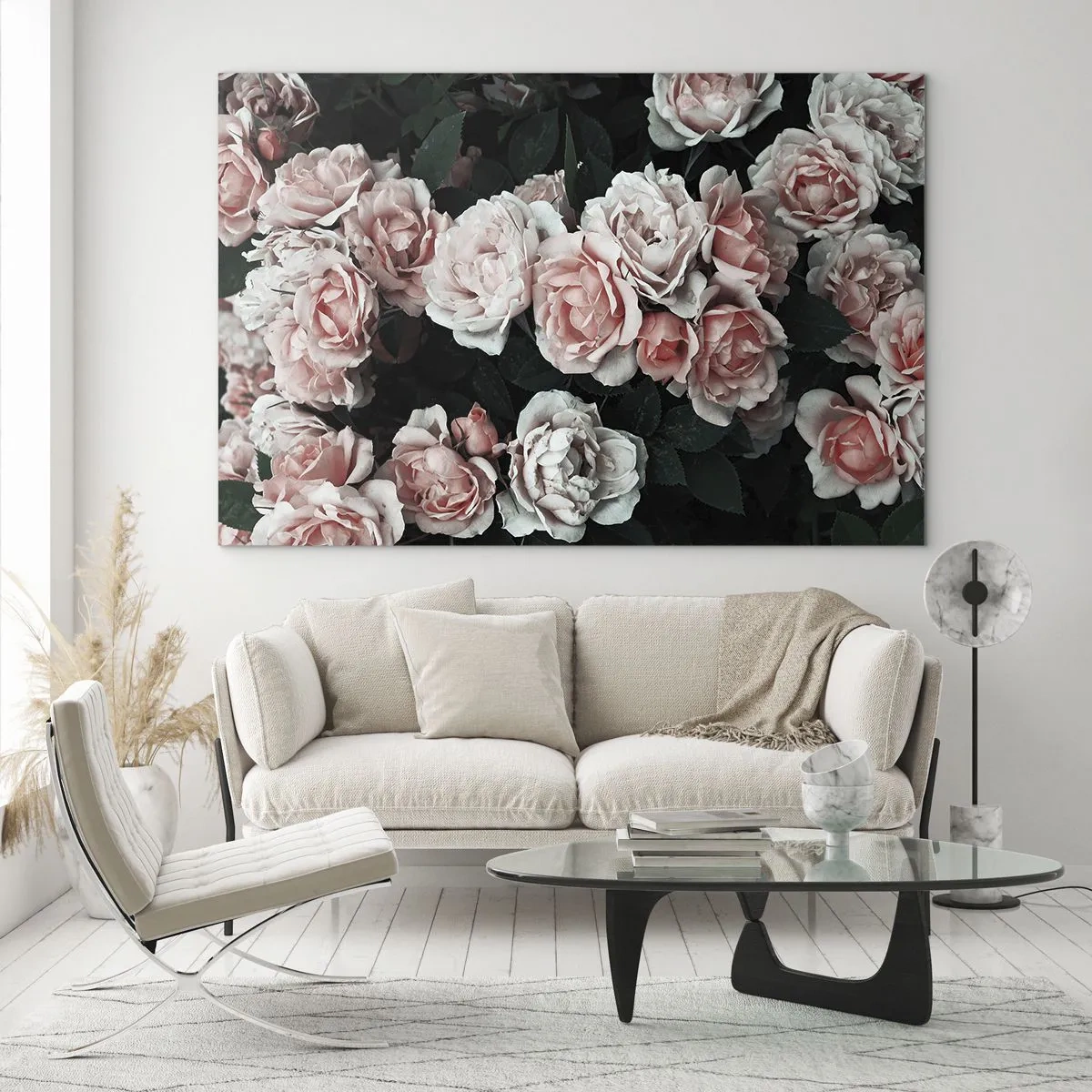 Glastavla - Bild på glas - Rosansamble - 120x80 cm