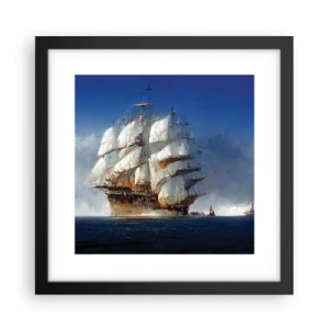 Affisch i svart ram - The great glory! - 30x30 cm