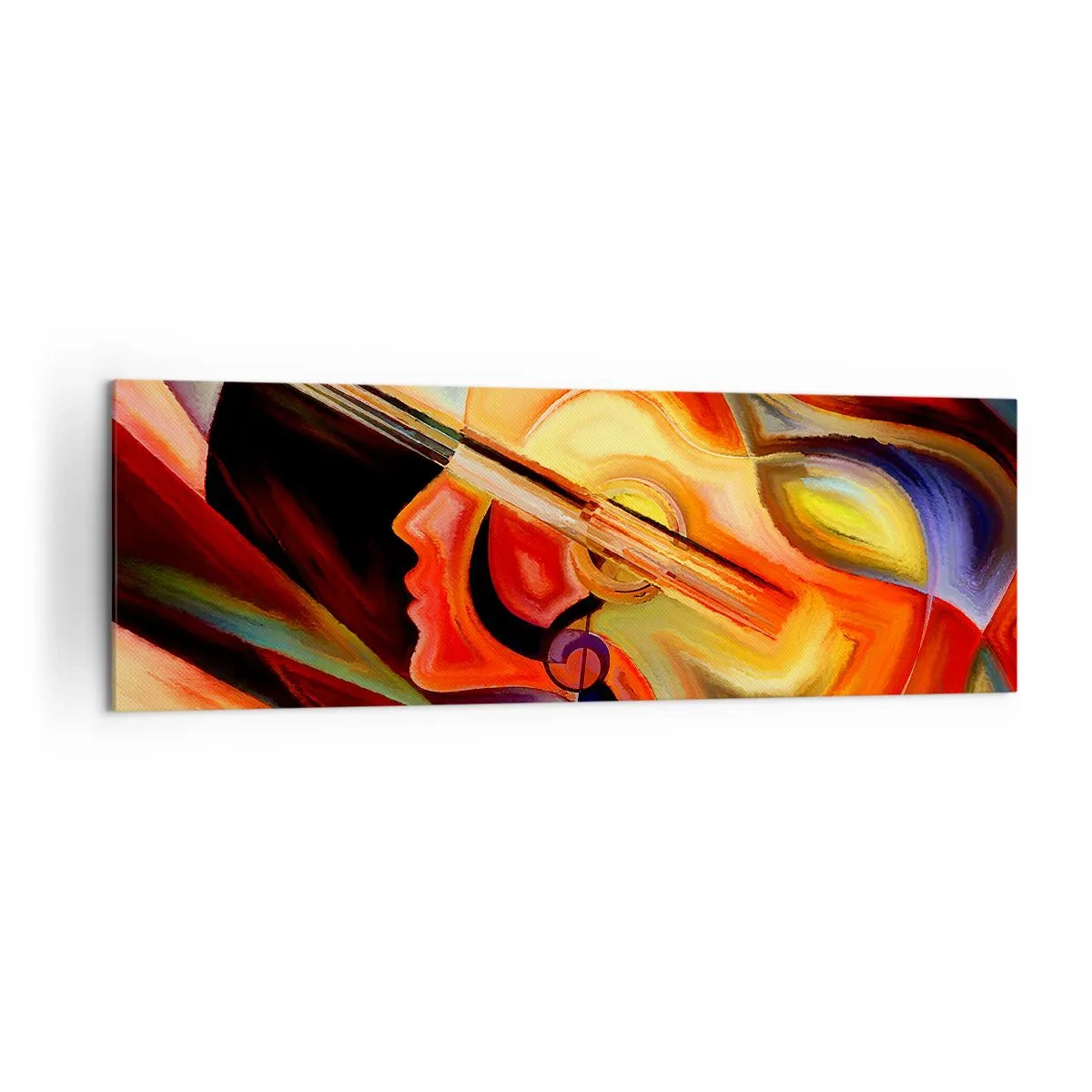 Canvastavla - Bild på duk - Allt väl - 160x50 cm