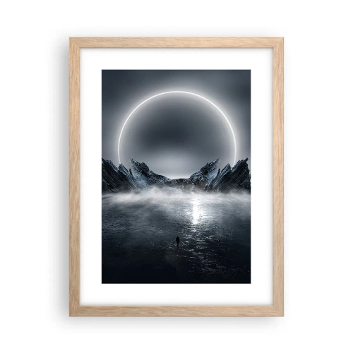 Affisch i ram av ljusek - En berättelses final - 30x40 cm