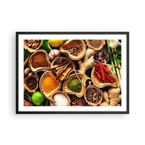 Affisch i svart ram - Ta vad du vill - 70x50 cm