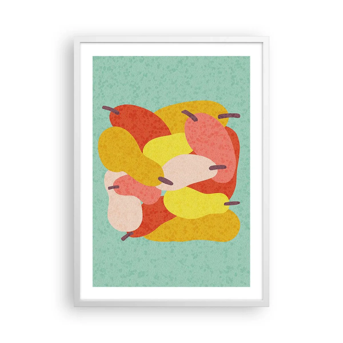 Affisch i vit ram - Smaka på sommarsolen - 50x70 cm