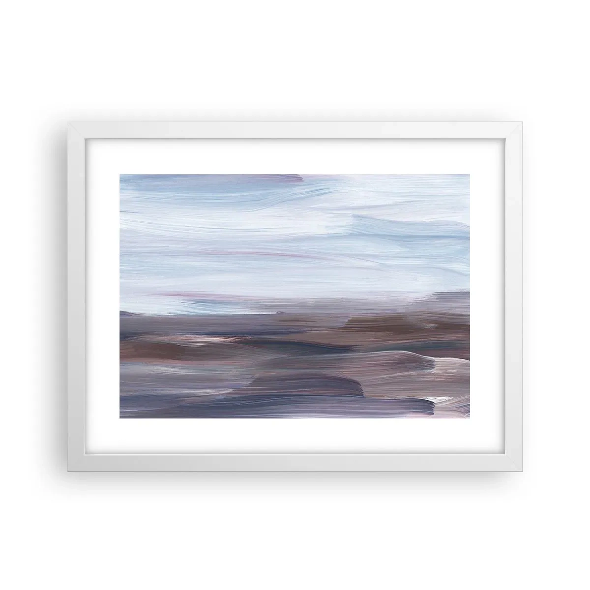 Affisch i vit ram - Element: vatten - 40x30 cm