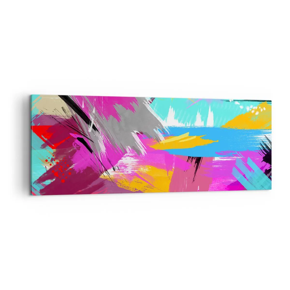 Canvastavla - Bild på duk - Stryk, stryk, stryk en gång till - 140x50 cm