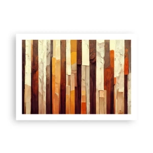 Affisch - Hymn av skogens träd - 70x50 cm