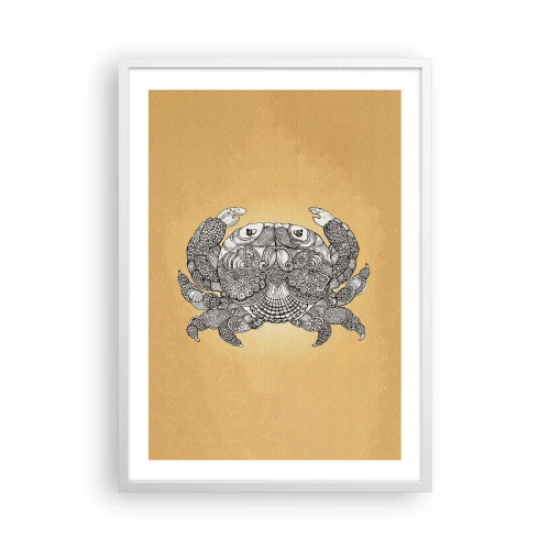 Affisch i vit ram - Herr Krabba berättar - 50x70 cm