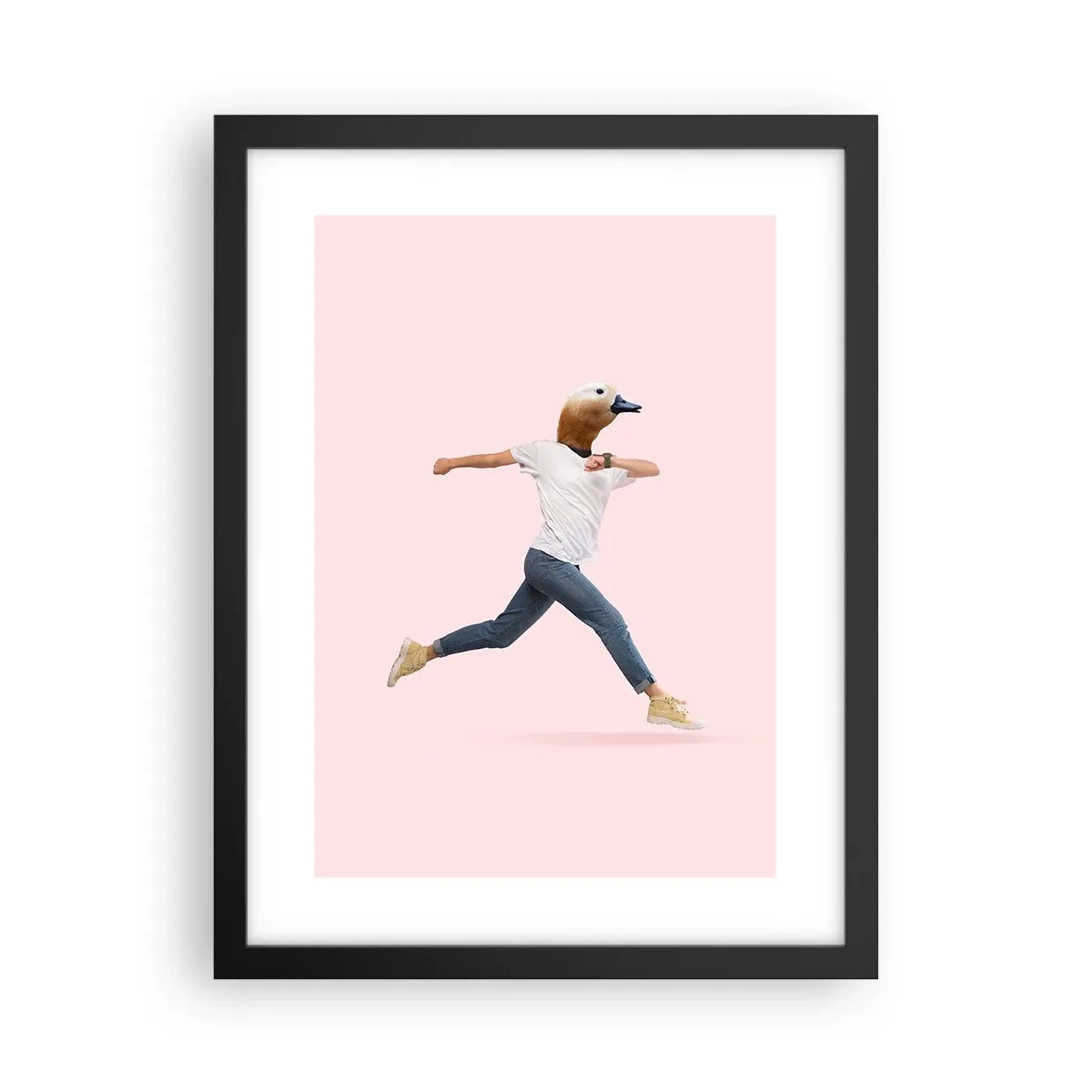 Affisch i svart ram - En nypa absurd - 30x40 cm