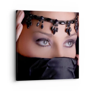 Canvastavla - Bild på duk - Lockande orientalisk hemlighet - 30x30 cm