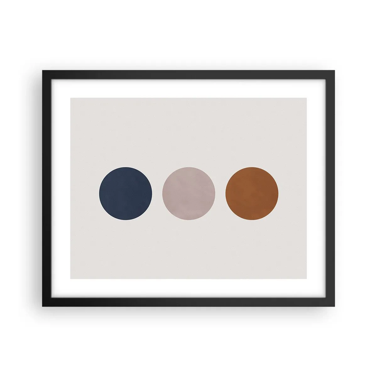 Affisch i svart ram - Perfektionens symbol - 50x40 cm