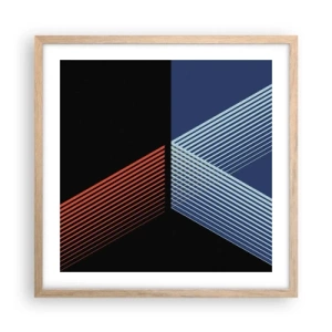 Affisch i ram av ljusek - Enkel historia - 50x50 cm