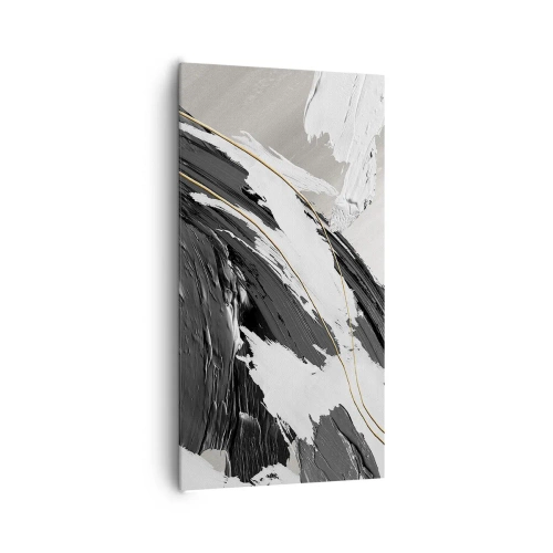 Canvastavla - Bild på duk - Storslagen abstraktion - 65x120 cm