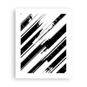 Affisch - Intensiv och dynamisk komposition - 40x50 cm