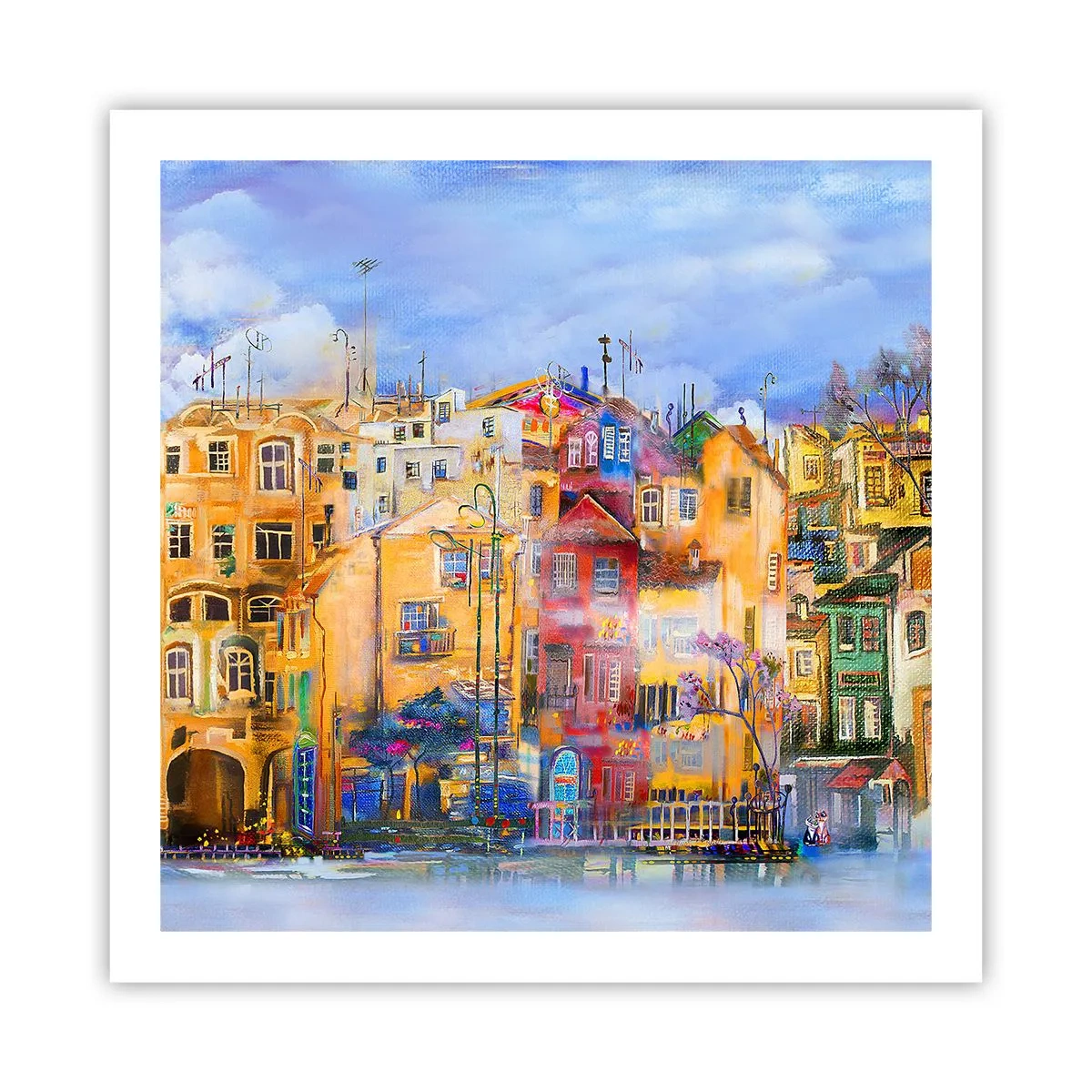 Affisch - Vi är tillsammans - 60x60 cm