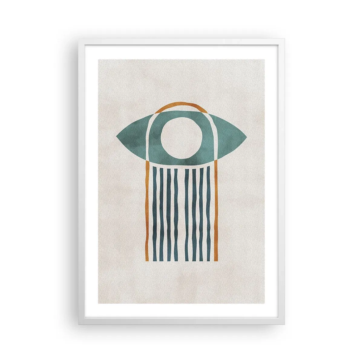 Affisch i vit ram - Tecken och ritualer - 50x70 cm