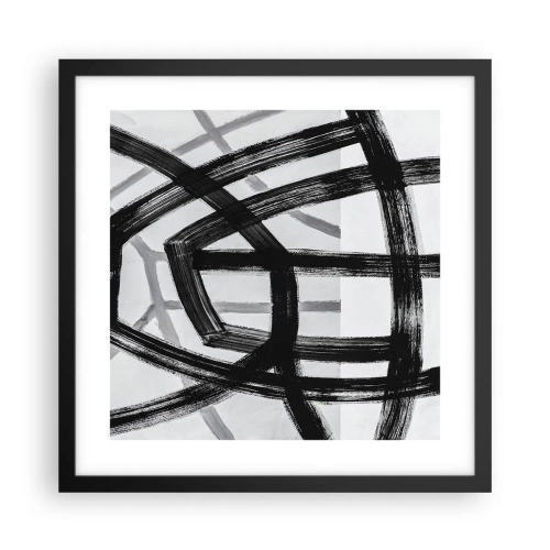 Affisch i svart ram - Att skapa djupet - 40x40 cm