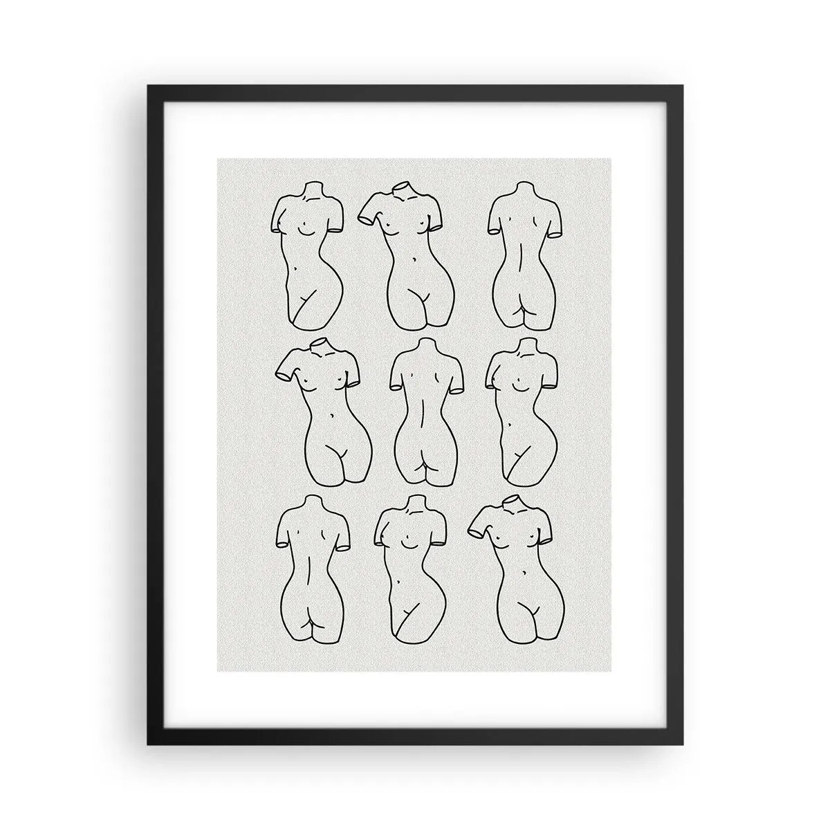 Affisch i svart ram - Endast Venus - 40x50 cm