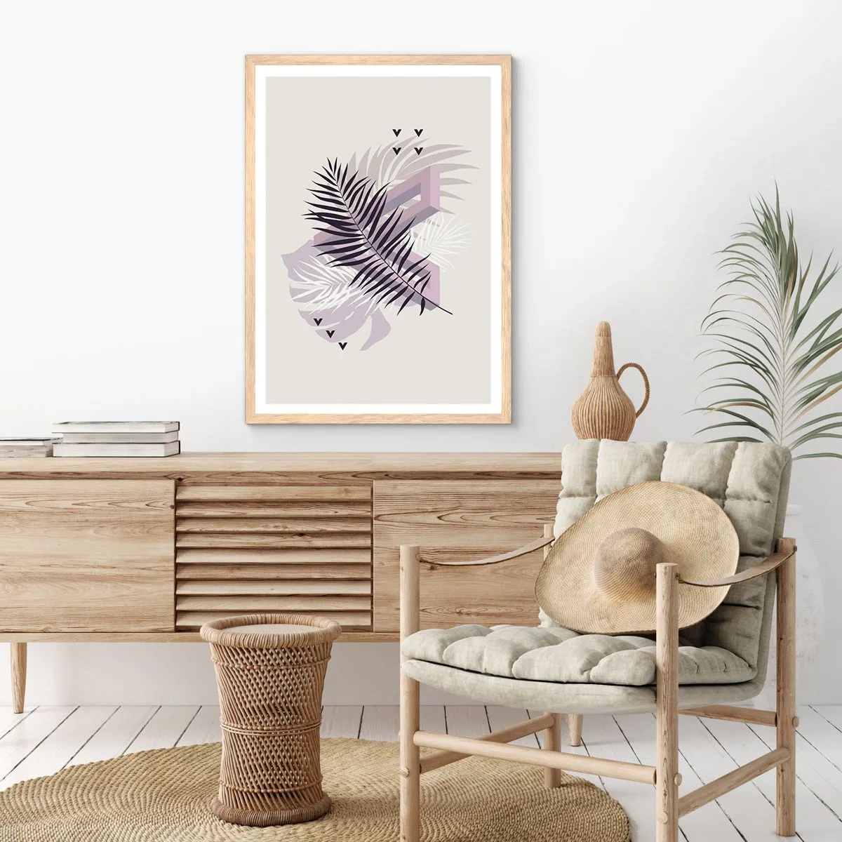 Affisch i ram av ljusek - Skuggans skugga - 40x50 cm