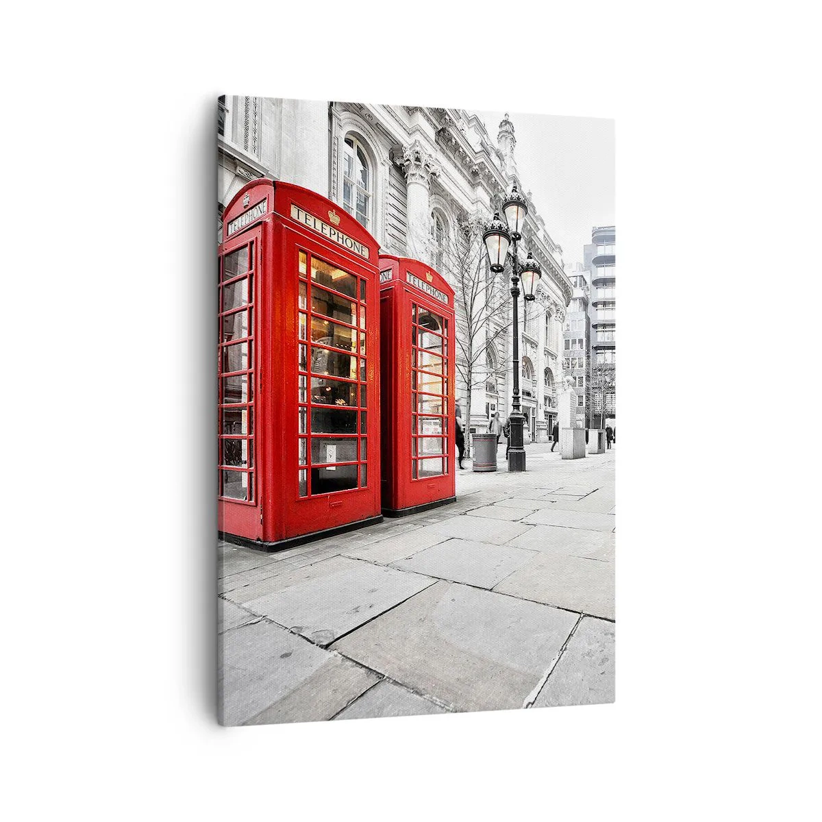 Canvastavla - Bild på duk - Welcome to London - 50x70 cm