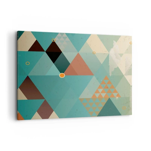 Canvastavla - Bild på duk - Mångfaldens enighet, enighetens mångfald - 100x70 cm