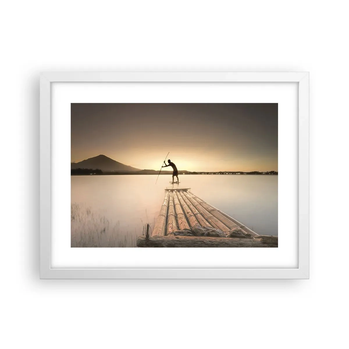 Affisch i vit ram - Före avkoppling - 40x30 cm