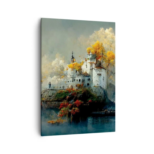 Canvastavla - Bild på duk - Början på en romantisk historia - 50x70 cm