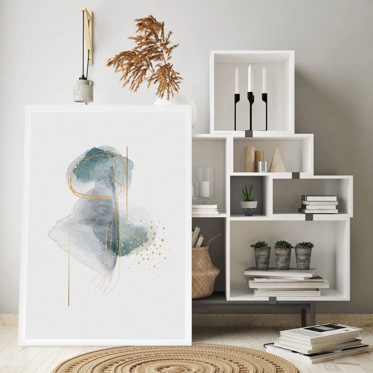 Affisch - Om gråhetens och guldets förhållanden - 30x40 cm