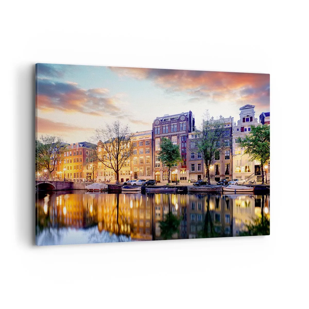 Canvastavla - Bild på duk - Återhållsam och lugn holländsk skönhet - 100x70 cm