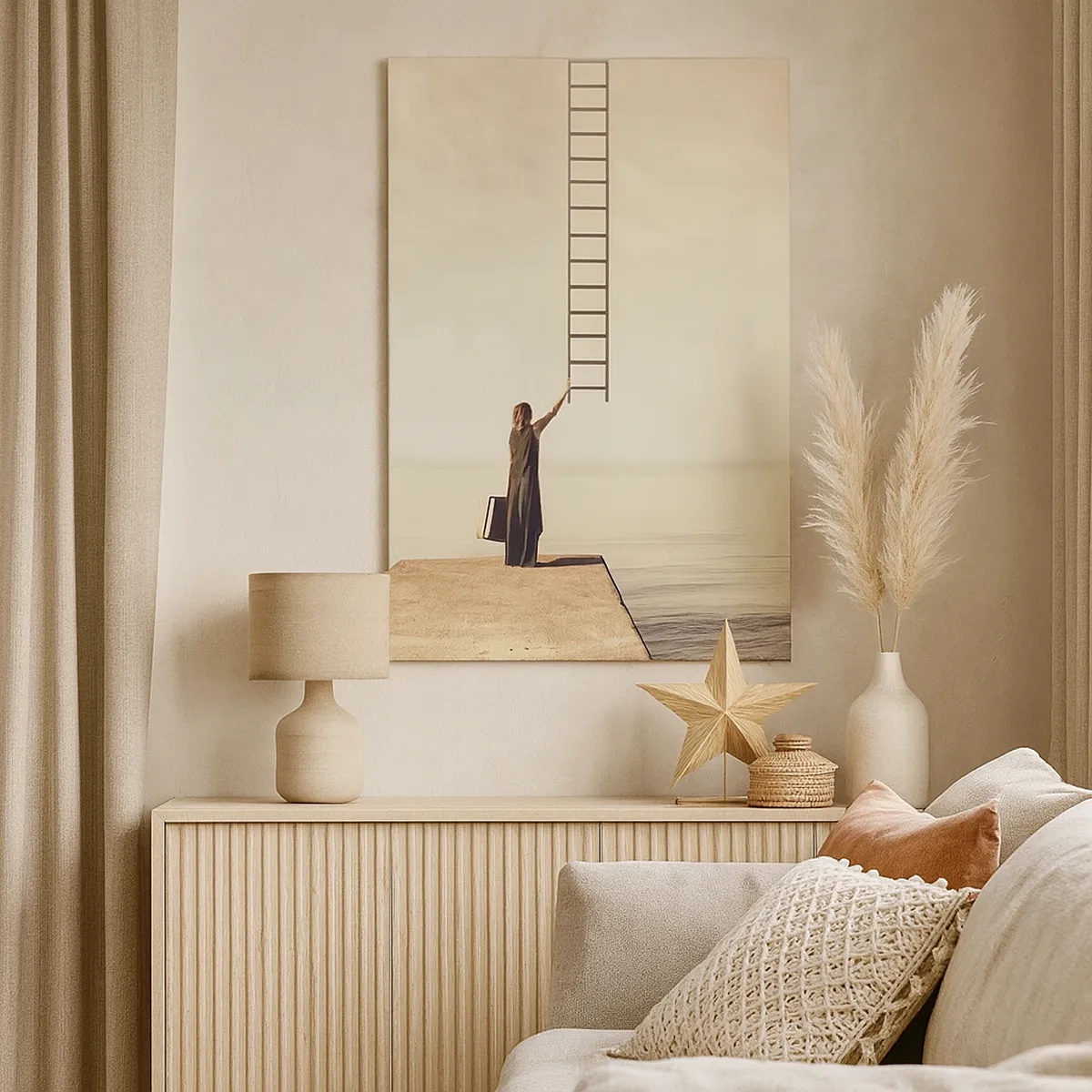 Canvastavla - Bild på duk - Magisk resa - 50x70 cm