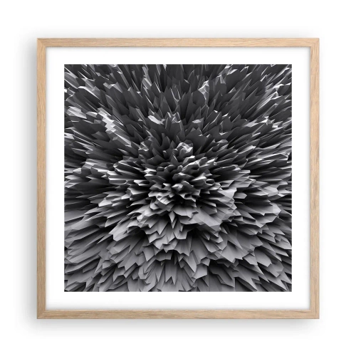 Affisch i ram av ljusek - Det kan inte bli vassare än så här - 50x50 cm