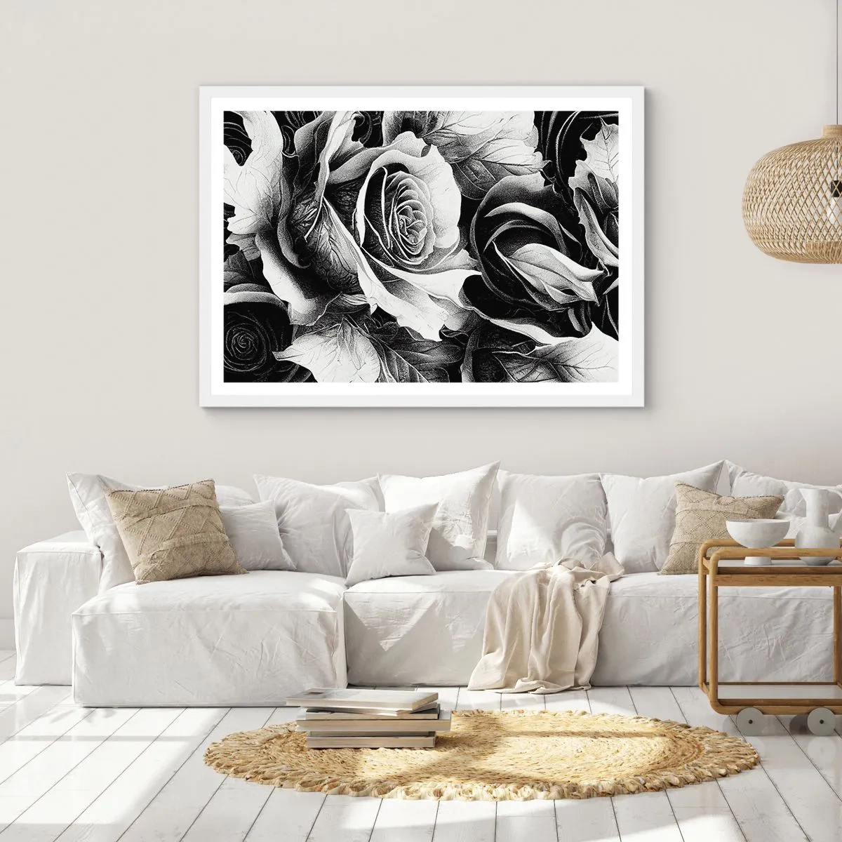 Affisch i vit ram - Alltid drottningen - 70x50 cm