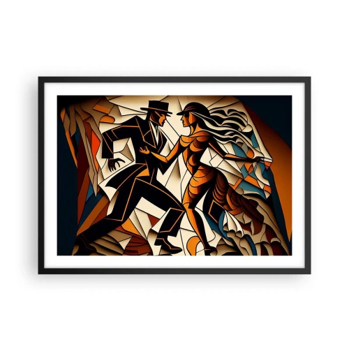 Affisch i svart ram - Passionsdans - 70x50 cm