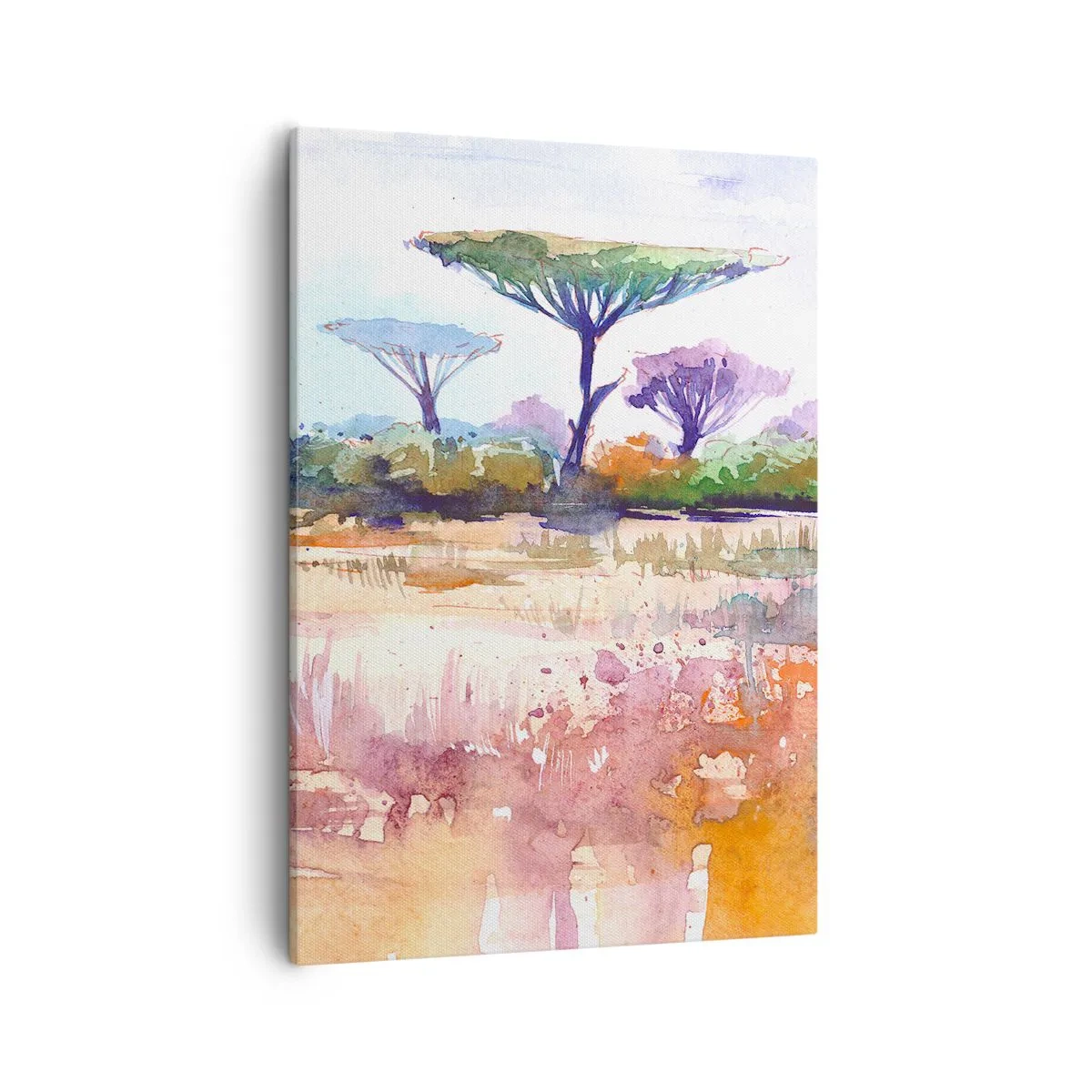 Canvastavla - Bild på duk - Savannens färg - 50x70 cm