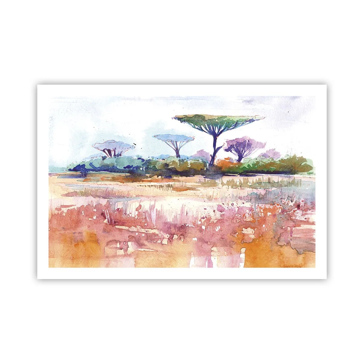 Affisch - Savannens färg - 91x61 cm