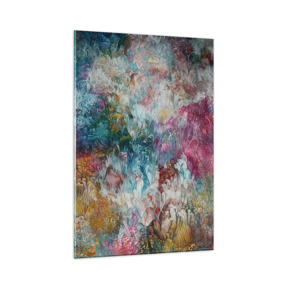 Glastavla - Bild på glas - I full blom - 80x120 cm